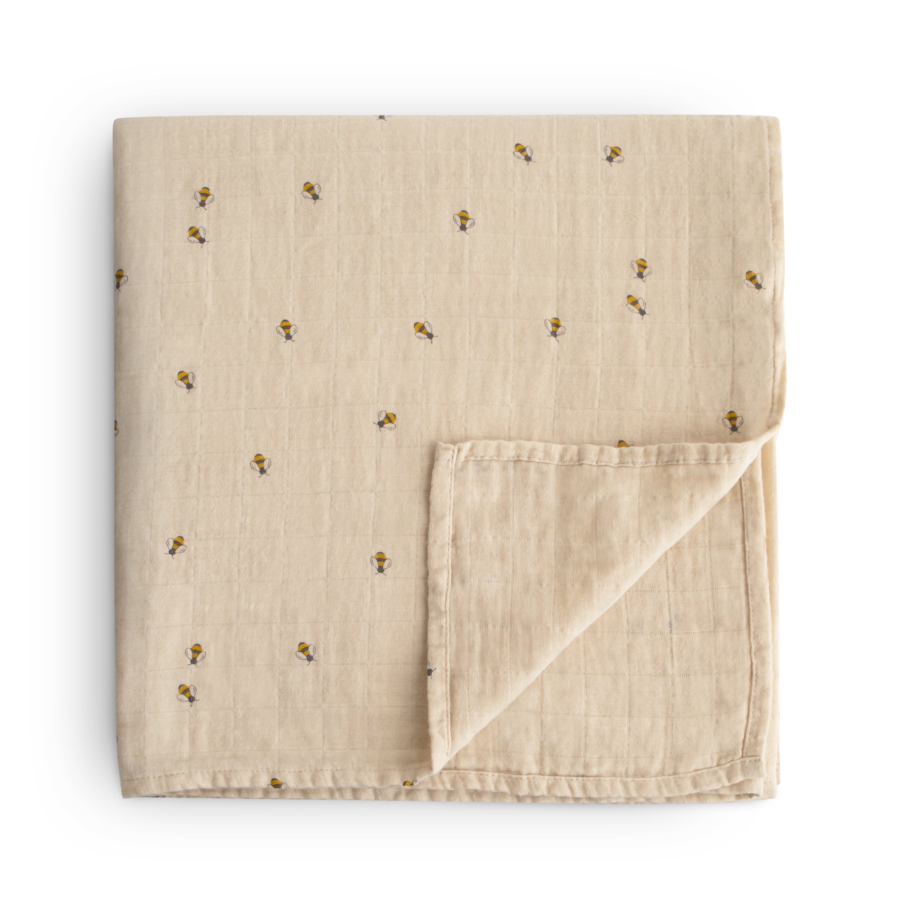Image of Organic Cotton Muslin Swaddle Blanket